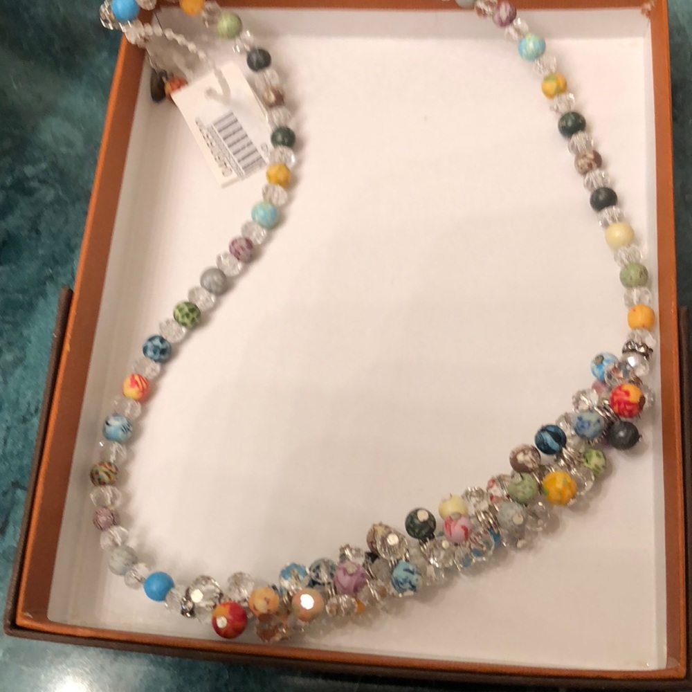 SALE! Necklace Beaded Bling! NEW!